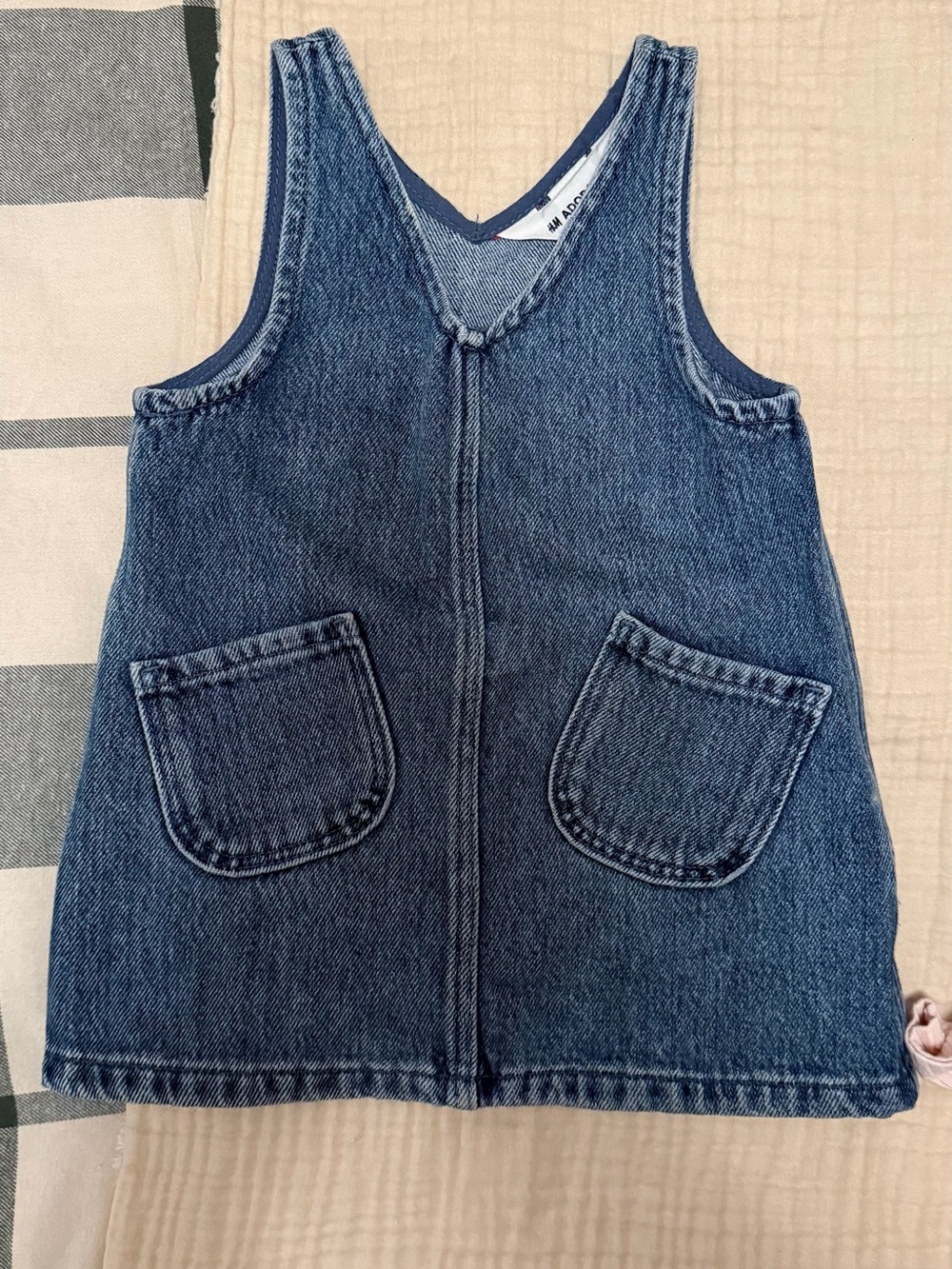 H&M Adorables Denim Pinafore Jumper Dress - Blue 9-12M